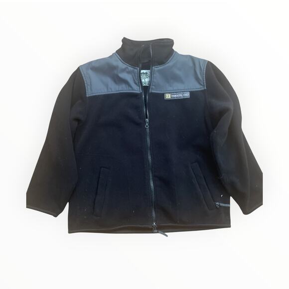 Timberland Boys Outter Jacket Size Small (8-10) | Black Full Zip Collared | EUC - Picture 1 of 4